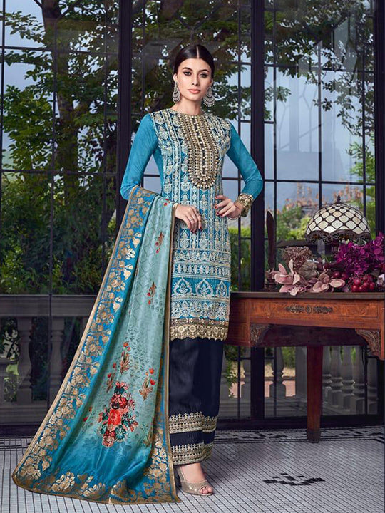 Rabia Suit-Blue