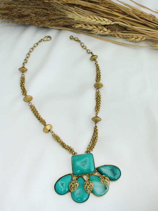 Rushika Necklace - Turquoise