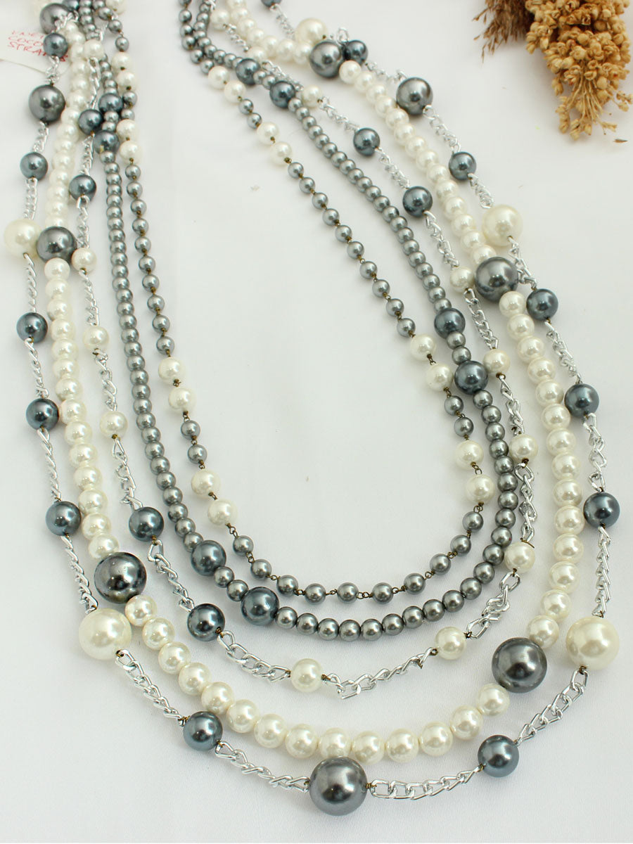 Coco Necklace - Grey