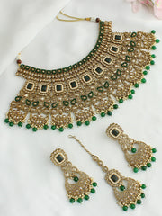 Sameera Necklace Set-green