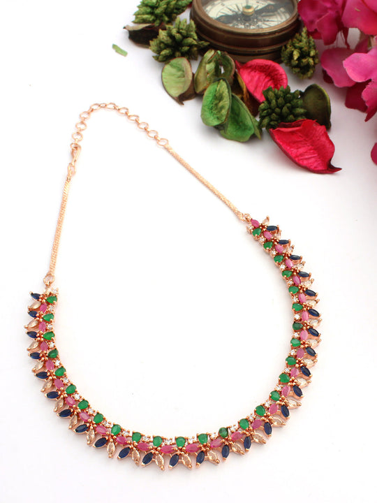 Romika Necklace-Multicolor