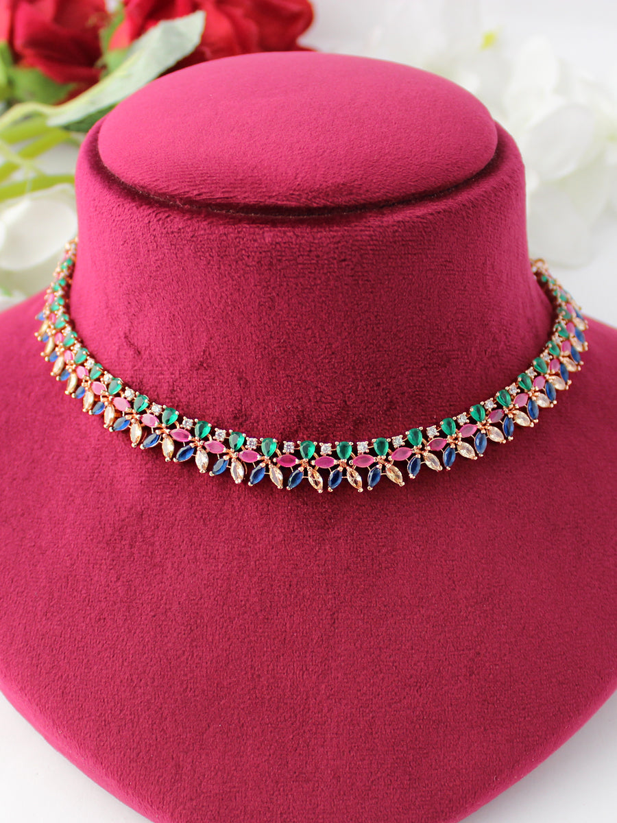 Romika Necklace-Multicolor