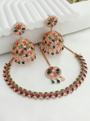 Romika Necklace Set-Multicolor