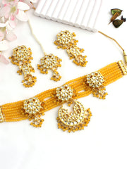 Suhair Necklace Set-Yellow