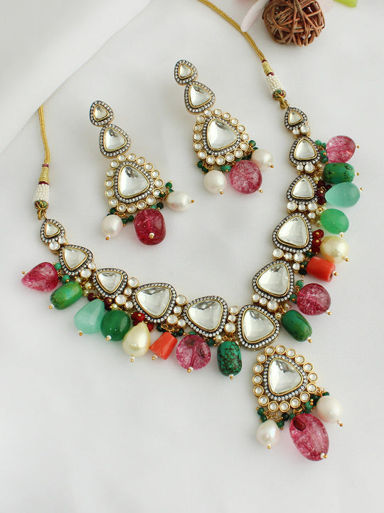 Patiala Bib Necklace Set