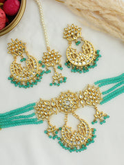 Zoya Necklace Set-Turquoise