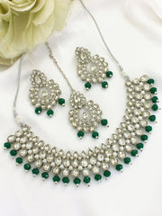 Sonika Necklace Set-Green