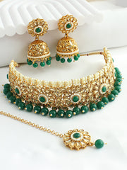 Sana Necklace Set - Green