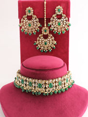 Areeka Necklace Set-Green