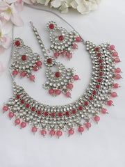 Saysha Necklace Set- Pink