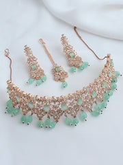 Singapore Necklace Set-Mint Green