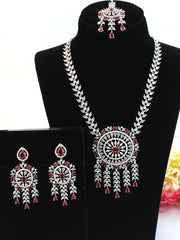 Evanshi Necklace Set-Pink