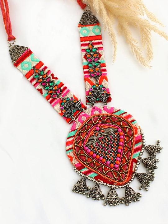 Sherin Necklace-Pink