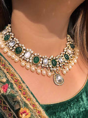 Kolkata Bib Necklace Set