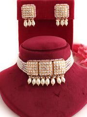 Ruhi Necklace Set-Pastel Pink