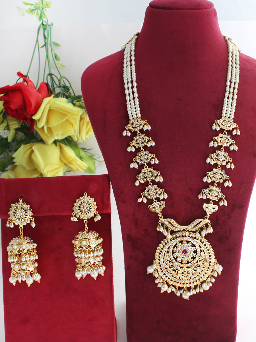 Hiba Necklace Set-Golden