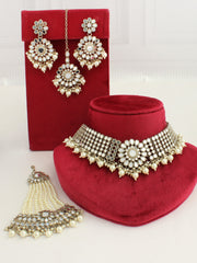 Kangana Necklace Set-(Golden) Golden