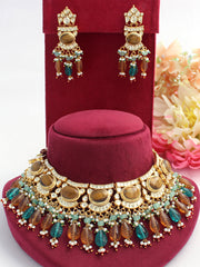 Samiksha Necklace Set-Multicolor