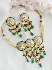 Peshawar Necklace Set-Green