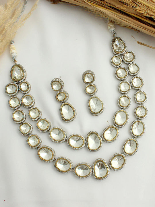 Dubai Necklace Set-White