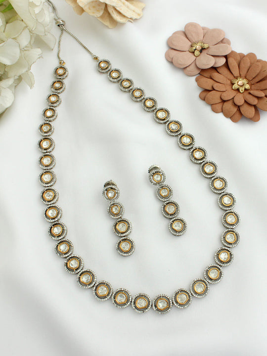 mouni Necklace Set-Metallic