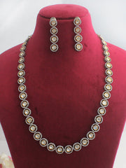 mouni Necklace Set-Metallic