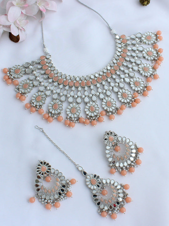 Ziya Mirror Necklace Set