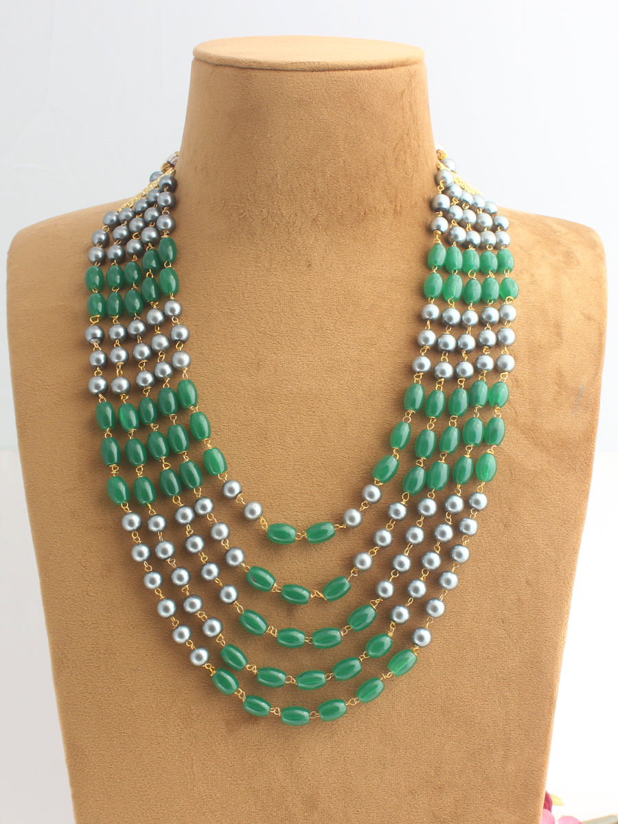 Aarav Necklace-Green