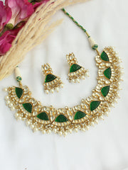 Sudipta Necklace Set - Green