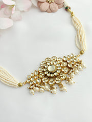 Ajisha Choker Necklace-Gold