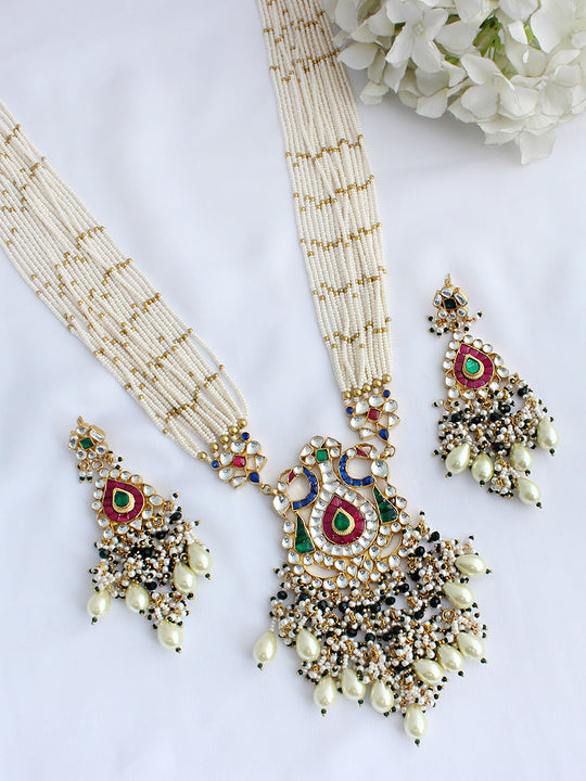 Upavan Necklace Set-Muiticolor