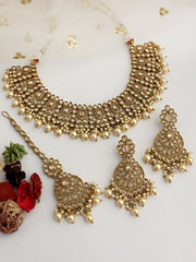 Zabeen Necklace Set-gold