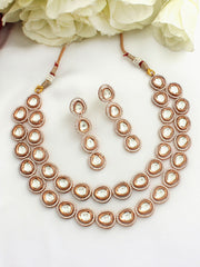 Paris Necklace Set-Rose gold