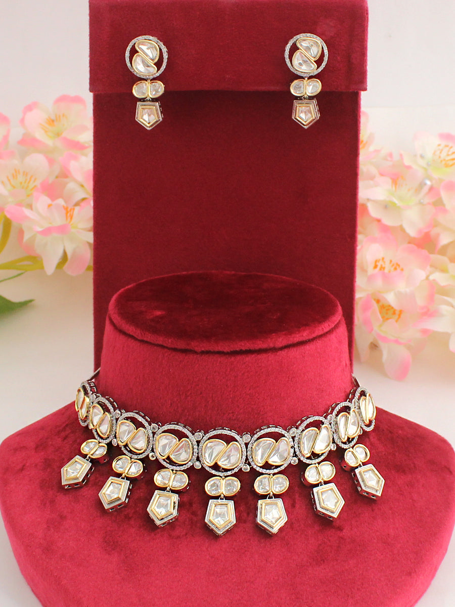 Austria Necklace Set-White