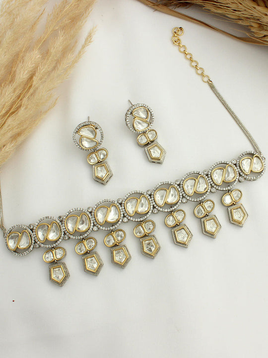 Austria Necklace Set-White