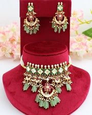 Nupur Necklace Set-Multicolor