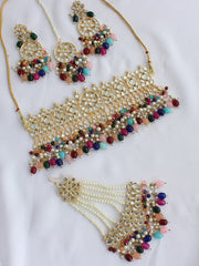 Mehrish Necklace Set-Multicolor