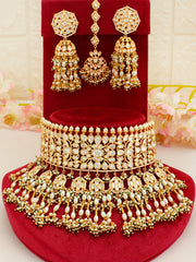 Ankita Necklace Set-White