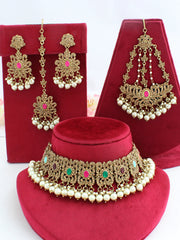 Nargis Necklace Set-Multicolor