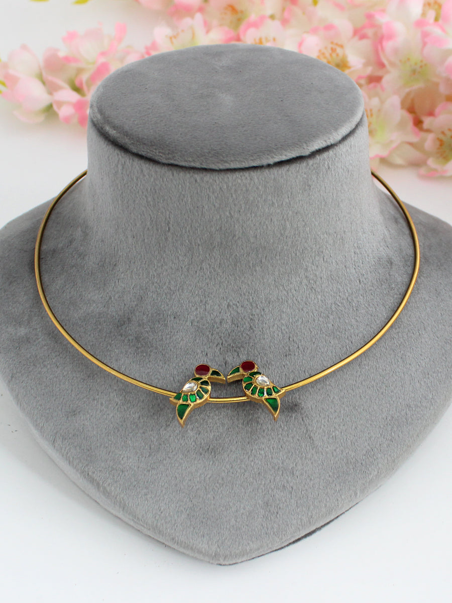 Mewar Hasli Necklace-Multicolor