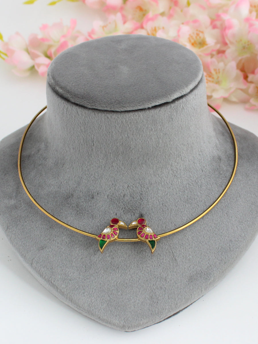 Mewar Hasli Necklace-Multicolor