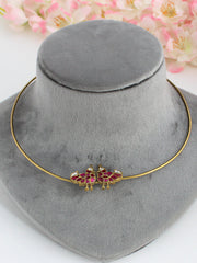 Jodhpur Hasli Necklace-Multicolor