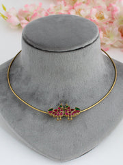 Jodhpur Hasli Necklace-Multicolor