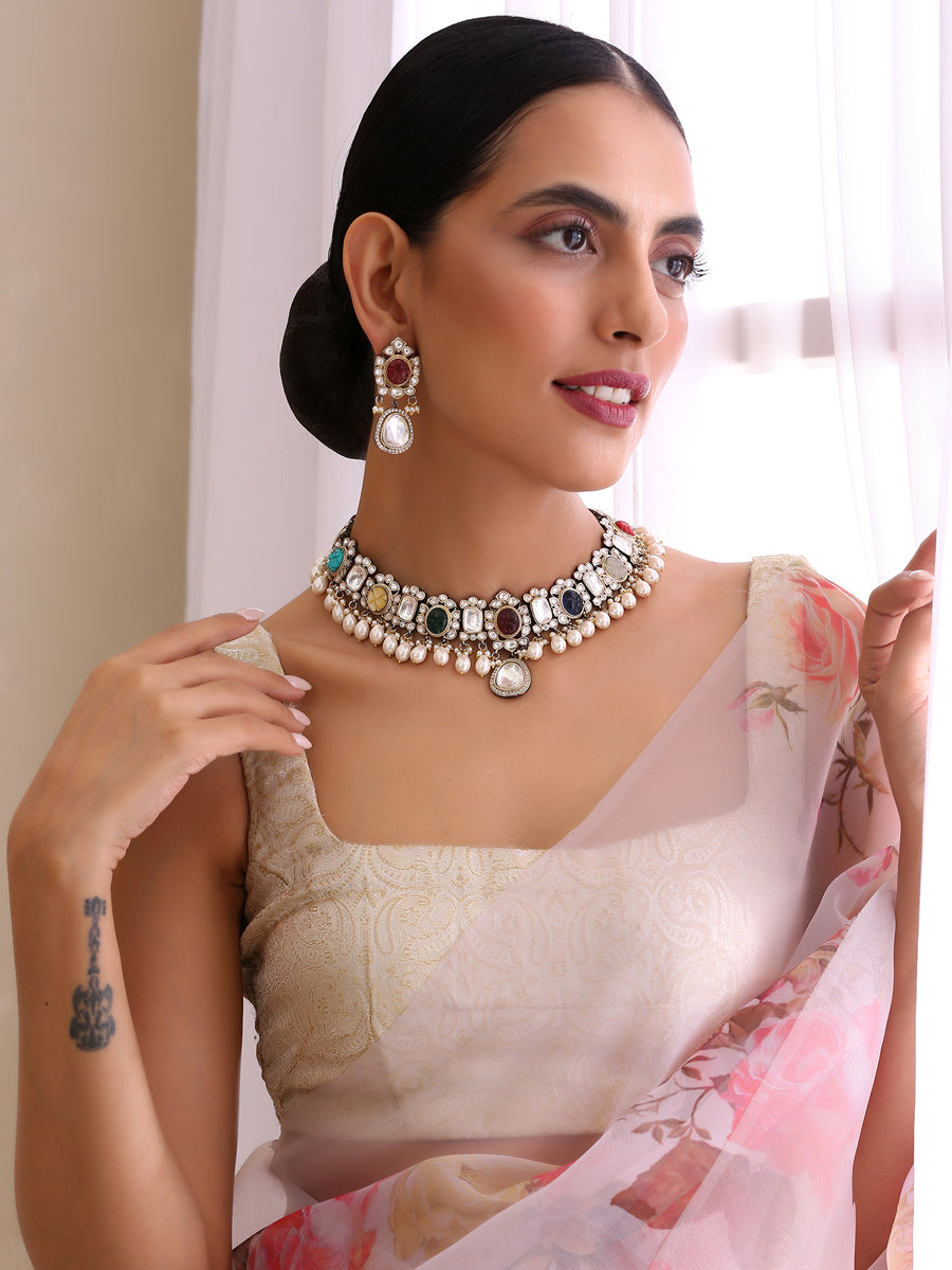 Kolkata Bib Necklace Set