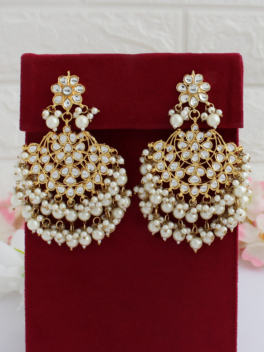 Dishani Necklace Set with Sheeshphool-Pearl