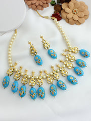 Avanti Necklace Set-Turquoise