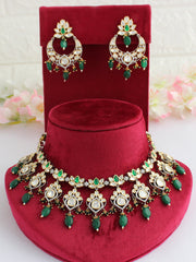 Asmita Necklace Set - Green