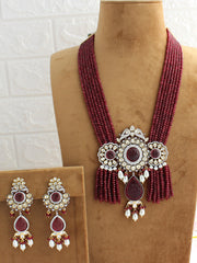 Diya long Necklace Set