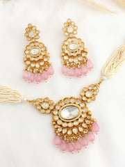 Krisha Necklace Set-Pastel Pink