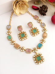 Amishi Necklace Set-Multicolor